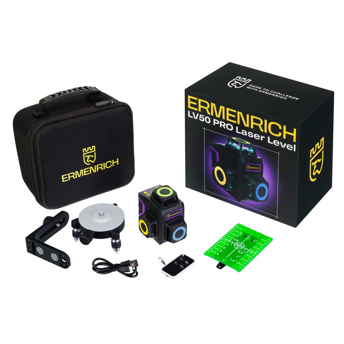 Ermenrich LV50 PRO Nivel Láser Morado