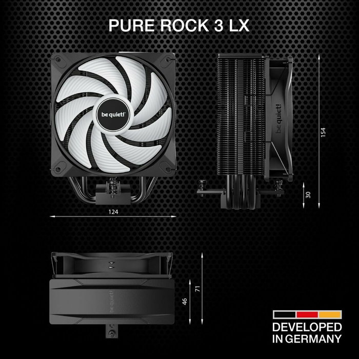 be quiet! Pure Rock 3 LX Negro