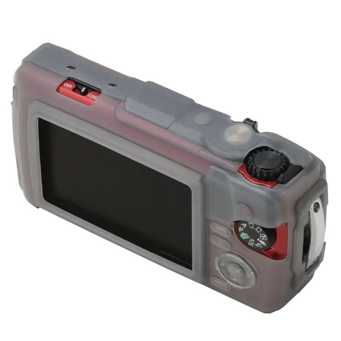 OM System CSCH-128 Funda de Silicona Gris para TG-7