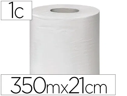 Buga Papel Secamanos Rollo Blanco Reciclado 100% 35x21cm 1 Capa 43 g/m2 350 m