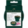 Faber Castell Vaso Plegable Clic&Go Verde Oscuro