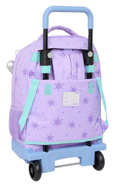 Mochila Escolar con Ruedas Frozen Spirit Lila 33 x 45 x 22 cm