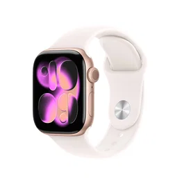 Apple Watch Series 11 GPS 42mm Oro Rosa con Correa Deportiva Rosa Rubor (M/L)