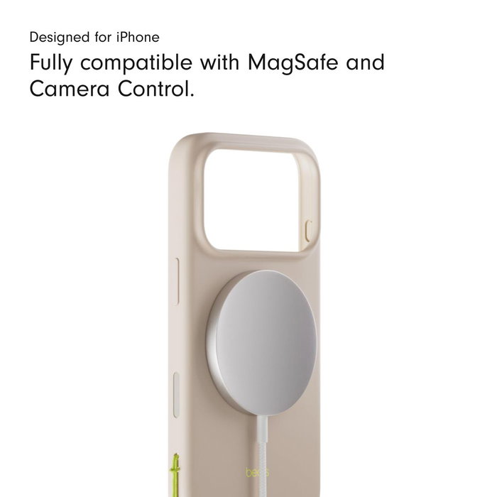 Apple Beats Kickstand Case para iPhone 17 con MagSafe, Color piedra