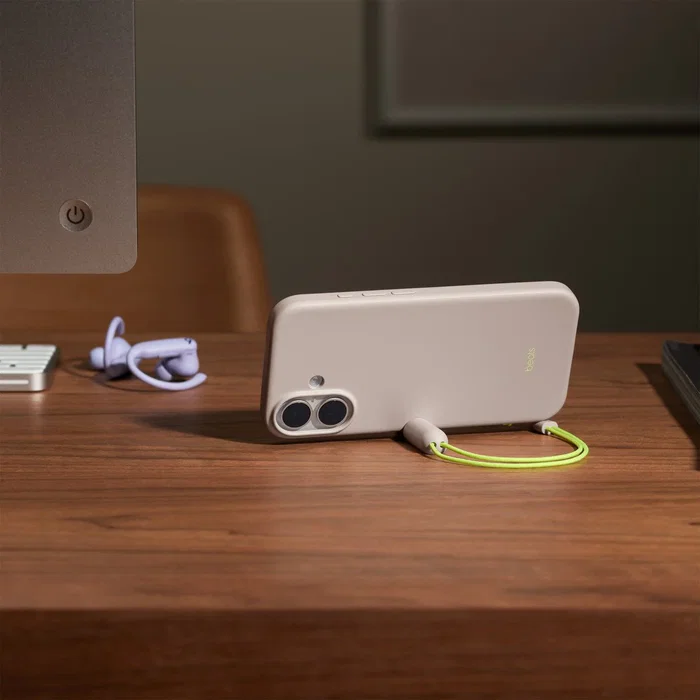 Apple Beats iPhone 17 Funda Kickstand con MagSafe y Control de Cámara - Lime Stone MGTL4LL/A