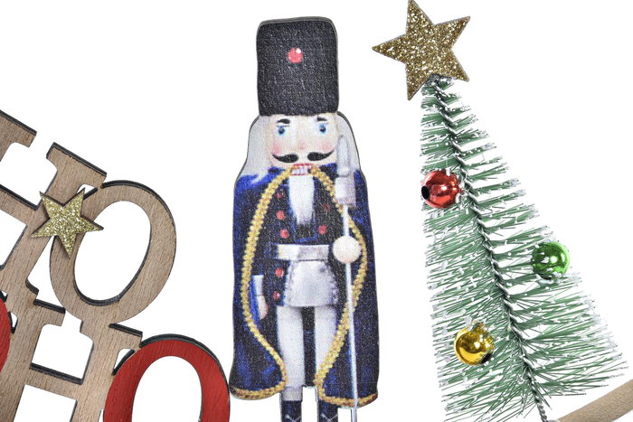 DKD Home Decor Figura Navidad Tradicional Cascanueces Madera Natural Rojo Verde 2 x 12 x 21 cm (12 Unidades) DKD Home Decor Figura Navidad Tradicional Cascanueces Madera Natural Rojo Verde 2 x 12 x 21 cm (12 Unidades)