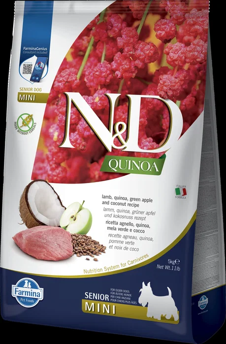 Farmina ND Dog Quinoa Senior Cordero Mini 5kg Farmina ND Dog Quinoa Senior Cordero Mini 5kg