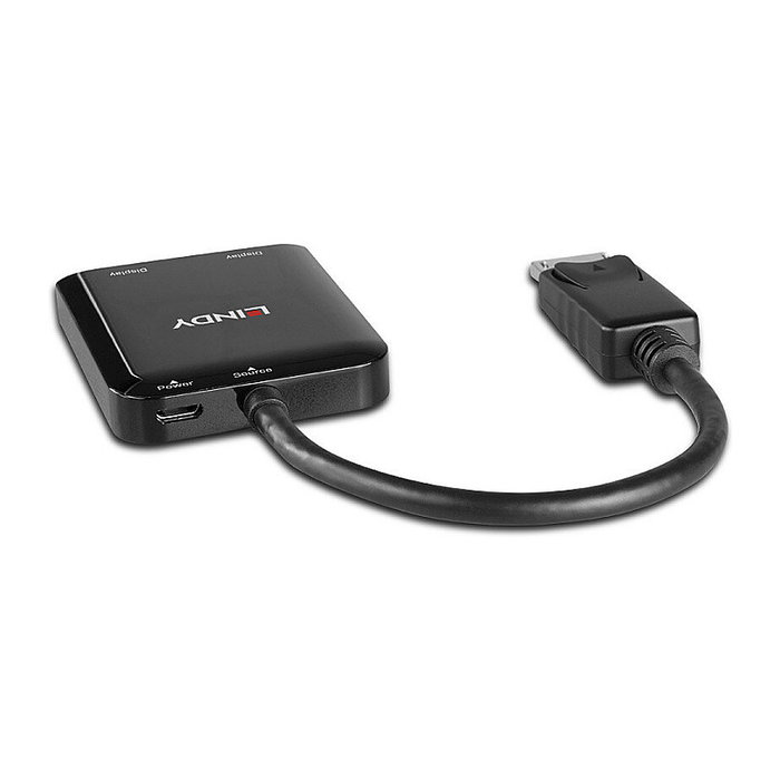 Lindy 2 Port DisplayPort 1.2 MST Hub Negro