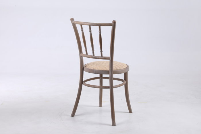 DKD Home Decor Silla de Cedro y Ratán 42x40x89