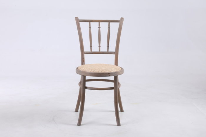 DKD Home Decor Silla de Cedro y Ratán 42x40x89