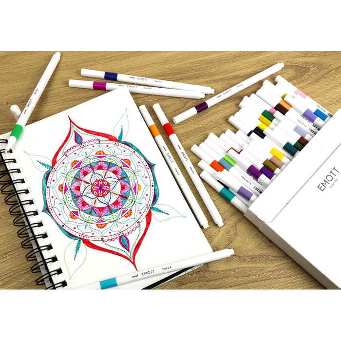 Uni-Ball EMOTT Rotuladores de Escritura y Dibujo Colores Naturaleza Estuche 5 UD Uni-Ball EMOTT Rotuladores de Escritura y Dibujo Colores Naturaleza Estuche 5 UD