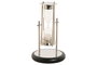 DKD Home Decor Reloj de Arena de Aluminio y Cristal Cromado