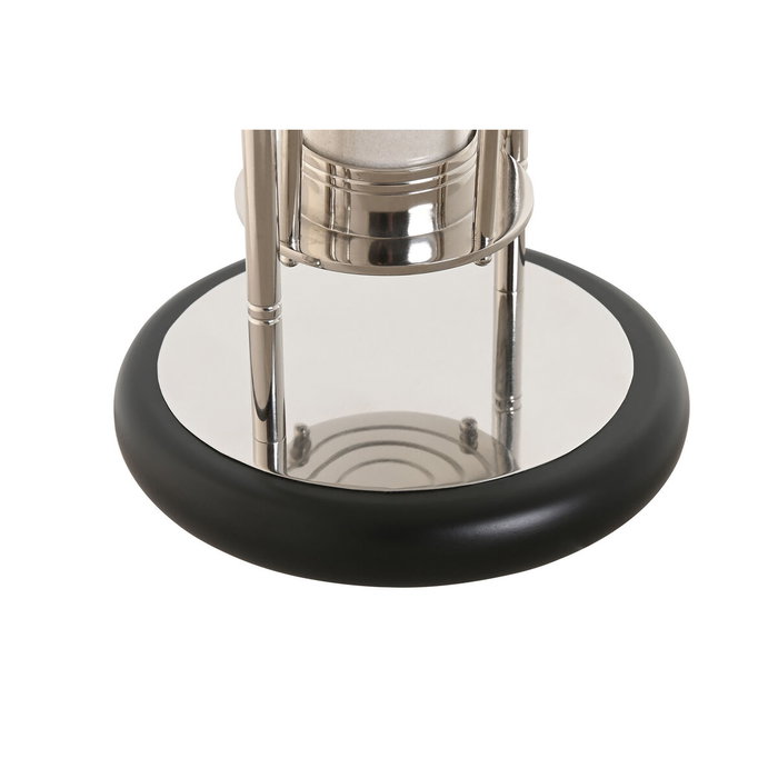 DKD Home Decor Reloj de Arena de Aluminio y Cristal Cromado
