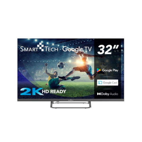 Smart Tech Televisor 32" HD Smart TV con Google TV - Modelo 32HG01V - Dolby Audio, Wi-Fi, Netflix, YouTube Smart Tech Televisor 32" HD Smart TV con Google TV - Modelo 32HG01V - Dolby Audio, Wi-Fi, Netflix, YouTube