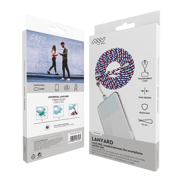 myway colgante universal para fundas cordón sailor