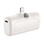 LogiLink Mobile Power Bank 5000 mAh con USB-C integrado, blanco