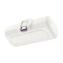 LogiLink Mobile Power Bank 5000 mAh con USB-C integrado, blanco