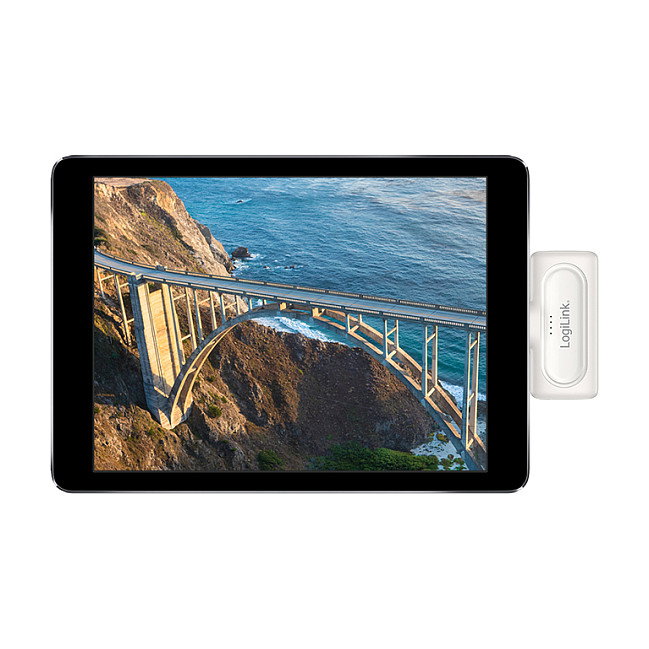 LogiLink Mobile Power Bank 5000 mAh con USB-C integrado, blanco