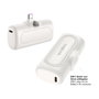 LogiLink Mobile Power Bank 5000 mAh con USB-C integrado, blanco