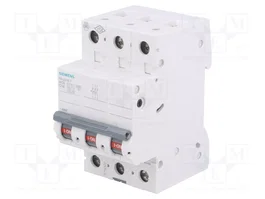 SIEMENS 5SL6316-7 Interruptor magnetotérmico 3 polos 16A 400V Característica C