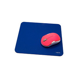 LogiLink Alfombrilla de ratón gaming azul 230x205x4mm