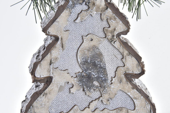 DKD Home Decor Decoración Colgante LED Árbol Surtido 2