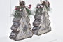 DKD Home Decor Decoración Colgante LED Árbol Surtido 2
