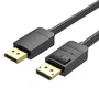 Vention Cable DisplayPort 1.2 4K 60Hz Macho-Macho 1.5m Negro HACBG