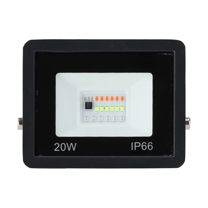 Proyector LED RGBW 20W con Mando a Distancia para Exteriores