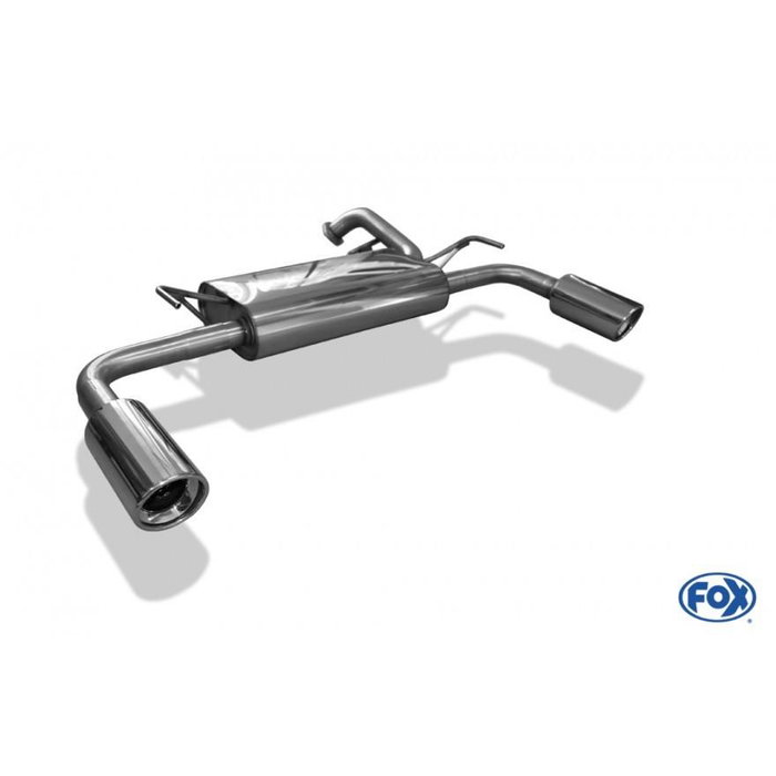 Fox Mitsubushi Lancer Notchback Sportback Silencioso Trasero FXMI144053-153 | Cola de Escape 63.5mm | Para motor 1.8 D desde 2012
