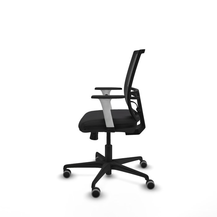 PIQUERAS Y CRESPO Silla de oficina Yunquera Negro con mecanismo Sincro/Traslack