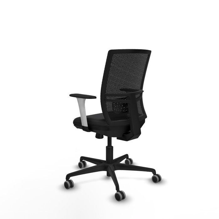 PIQUERAS Y CRESPO Silla de oficina Yunquera Negro con mecanismo Sincro/Traslack