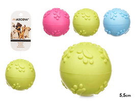 Mascow Bola Silicona Huella 5.5 cm Surtidos Azul Rosa Verde (Set de 24)