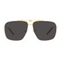 Dolce Gabbana DG2264-02-87 Gafas de sol para hombre con detalles dorados y cristal gris