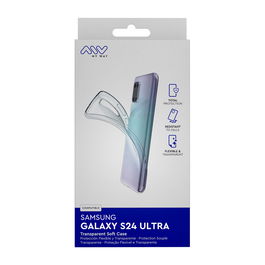 myway funda compatible con Samsung Galaxy S24 ultra transparente