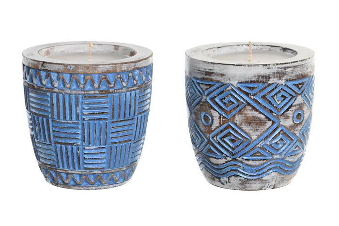 DKD Home Decor Velas de Cera de Parafina y Albasia Decape Surtidas DKD Home Decor Velas de Cera de Parafina y Albasia Decape Surtidas