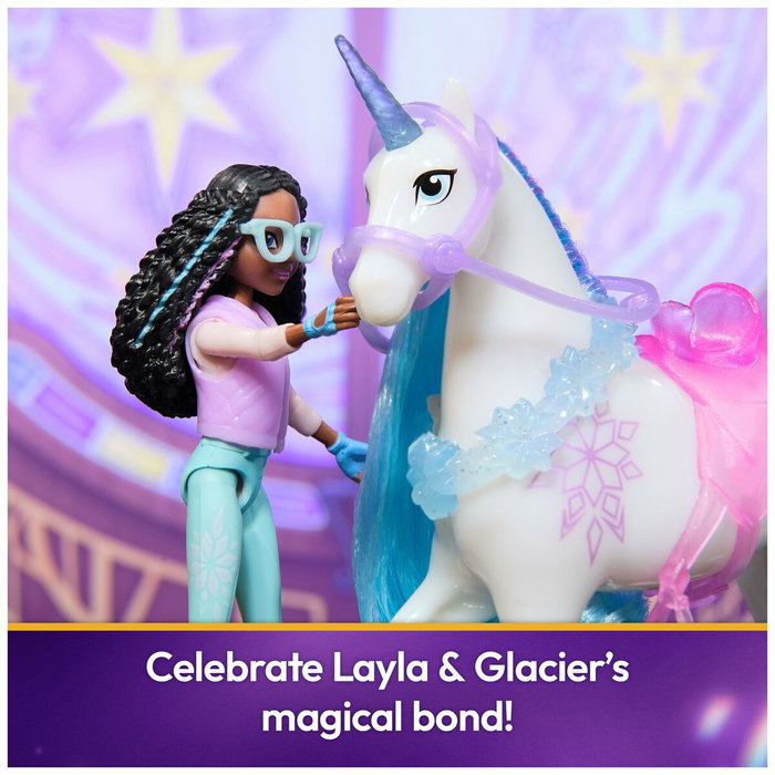Spinmaster Figuras de Layla + Glaciar con 5 accesorios - Unicorn School Spinmaster Figuras de Layla + Glaciar con 5 accesorios - Unicorn School