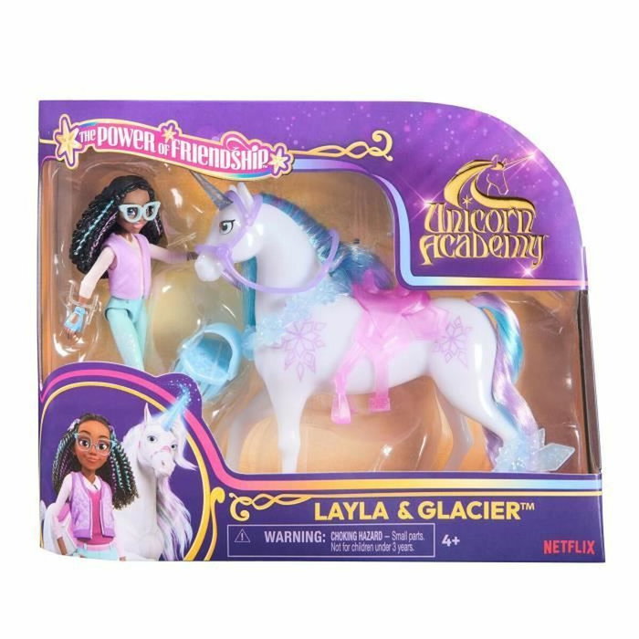Spinmaster Figuras de Layla + Glaciar con 5 accesorios - Unicorn School Spinmaster Figuras de Layla + Glaciar con 5 accesorios - Unicorn School