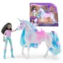 Spinmaster SPI6072675 Figuras de Layla + Glaciar Unicorn School, 5 accesorios incluidos, a partir de 4 años
