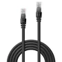 Lindy Cable de Red Cat6 U/UTP Negro 3 m