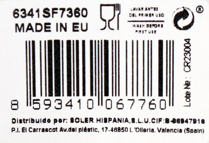 Bohemia Set 6 Copas Vino Sira 600cc (4 Cajas)