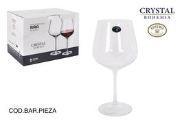Bohemia Set 6 Copas Vino Sira 600cc (4 Cajas)