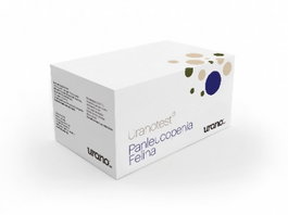 Uranotest Test Rápido para Panleucopenia Felina (Virus de la Panleucopenia Felina) - Paquete de 5 Tests