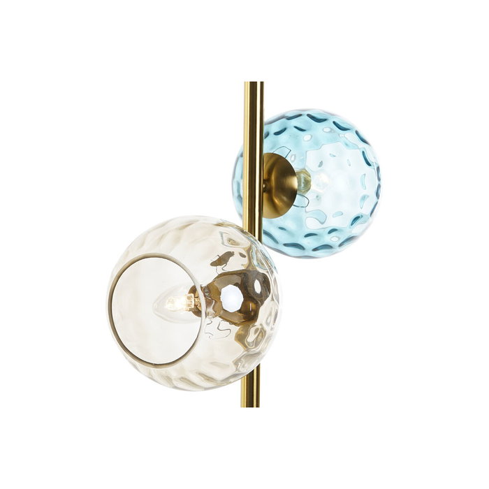 DKD Home Decor Lámpara de Sobremesa de Mármol y Cristal Bolas DKD Home Decor Lámpara de Sobremesa de Mármol y Cristal Bolas