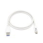 Equip Cable USB 3.2 Gen 1 de USB-A a USB-C 1m Blanco