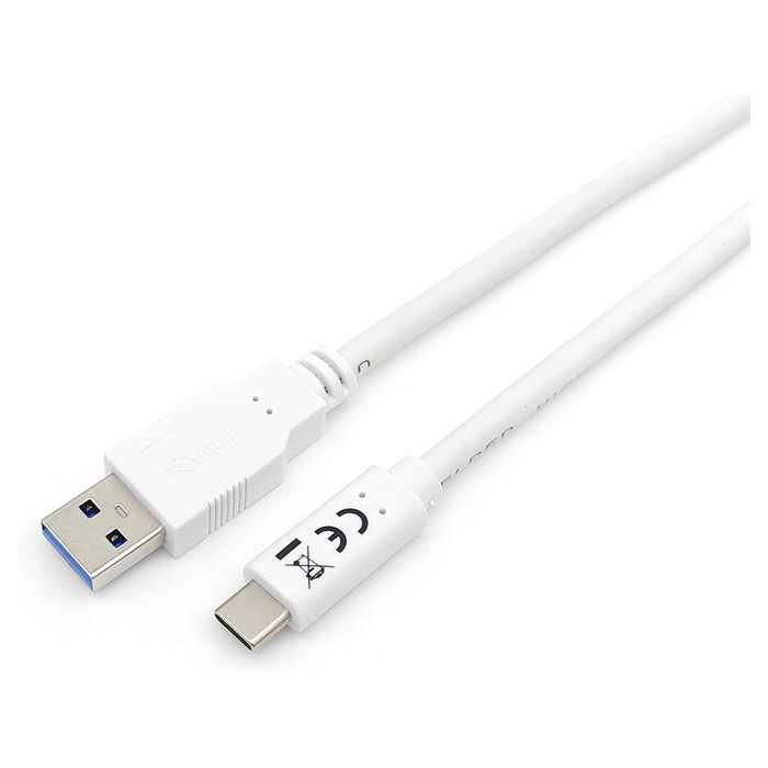 Equip Cable USB 3.2 Gen 1 de USB-A a USB-C 1m Blanco