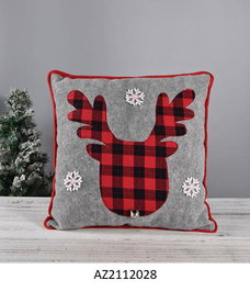 DKD Home Decor Cojín Poliéster Navidad Alpina 40x15x40 cm RENO