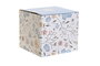 DKD Home Decor Tetera Shabby Azul Blanco Porcelana 250ml Apto Microondas Lavavajillas 13.5 x 14 x 16.5 cm (3 Unidades)