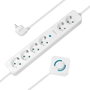 LogiLink Regleta de enchufes 6-fach con 6 tomas CEE 7/3 y interruptor