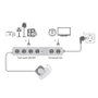 LogiLink Regleta de enchufes 6-fach con 6 tomas CEE 7/3 y interruptor